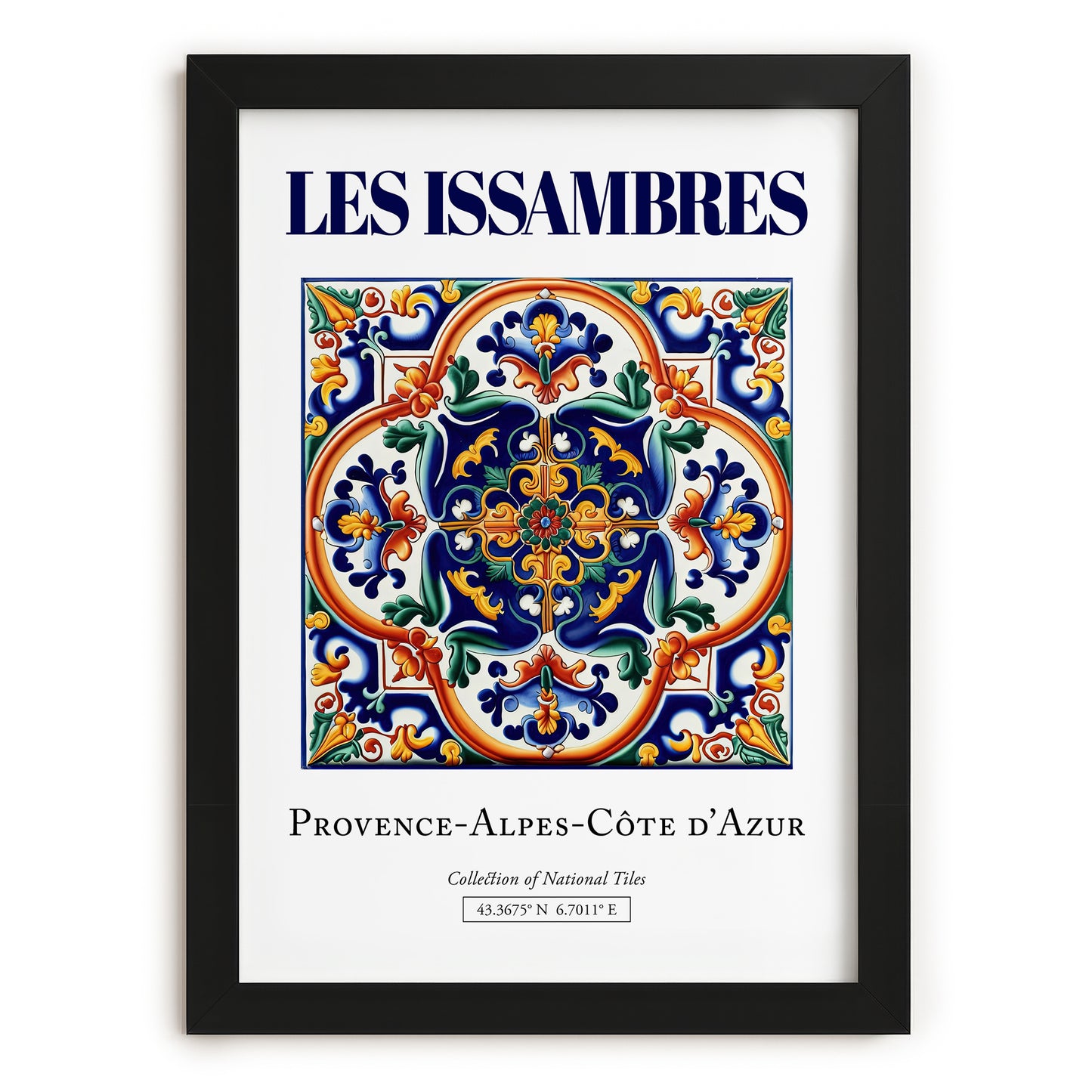 Les Issambres, France – Travel Memories Wall Print, in sleek black frame