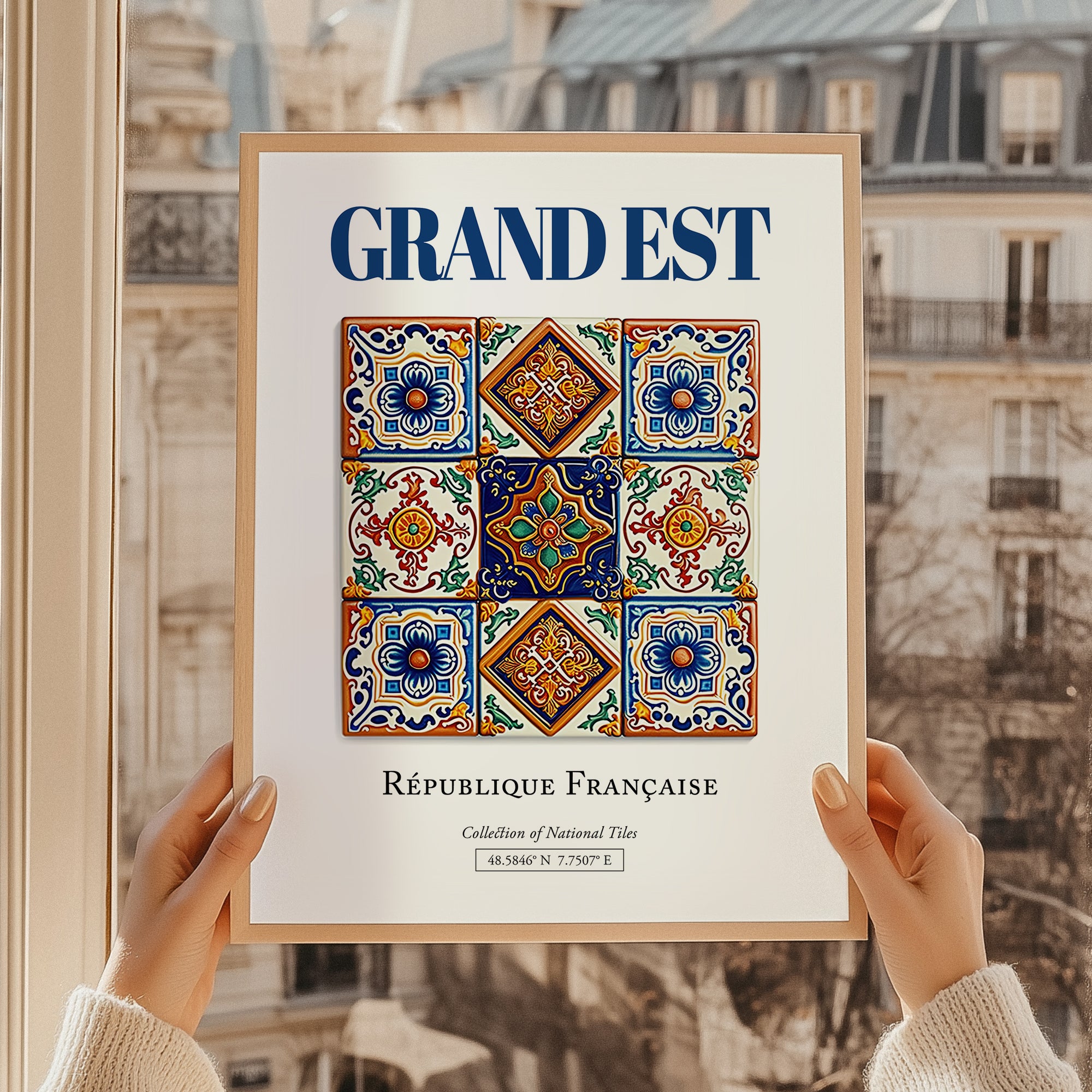 Grand Est, France – Retro Travel Poster