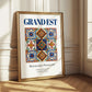 Grand Est, France – Retro Travel Poster, styled in a charming Paris street view