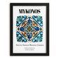Mykonos, Greece – Travel Wall Decor, in sleek black frame