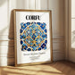 Corfu, Greece – Travel Print, styled in a charming Paris street view