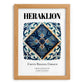Heraklion, Greece – Travel Wall Art, set in oak frame