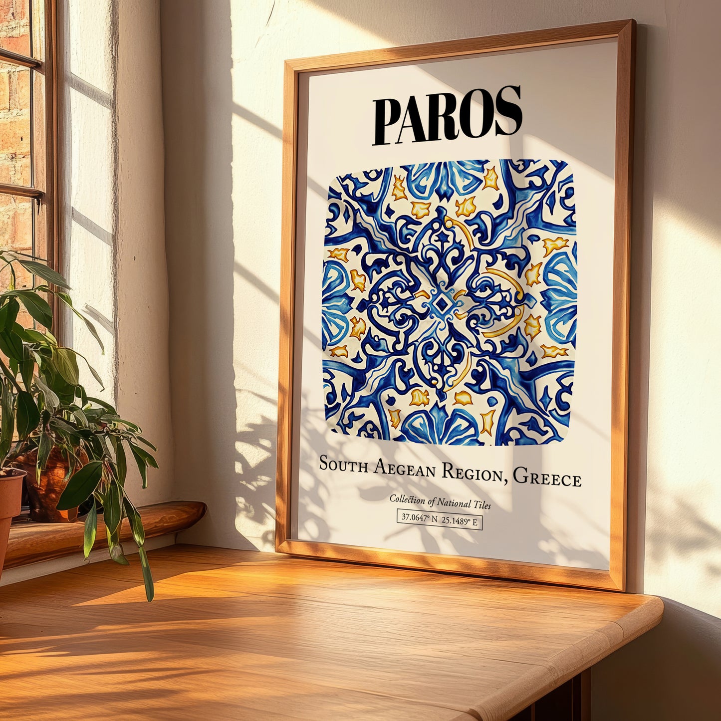 Paros, Greece – Travel Wall Decor, clean layout with no caption