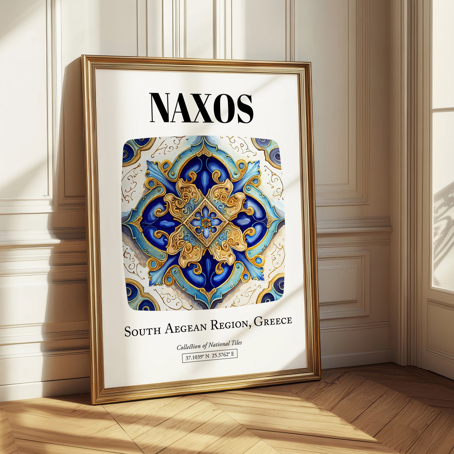 Naxos, Greece – Travel Wall Decor, styled in a charming Paris street view