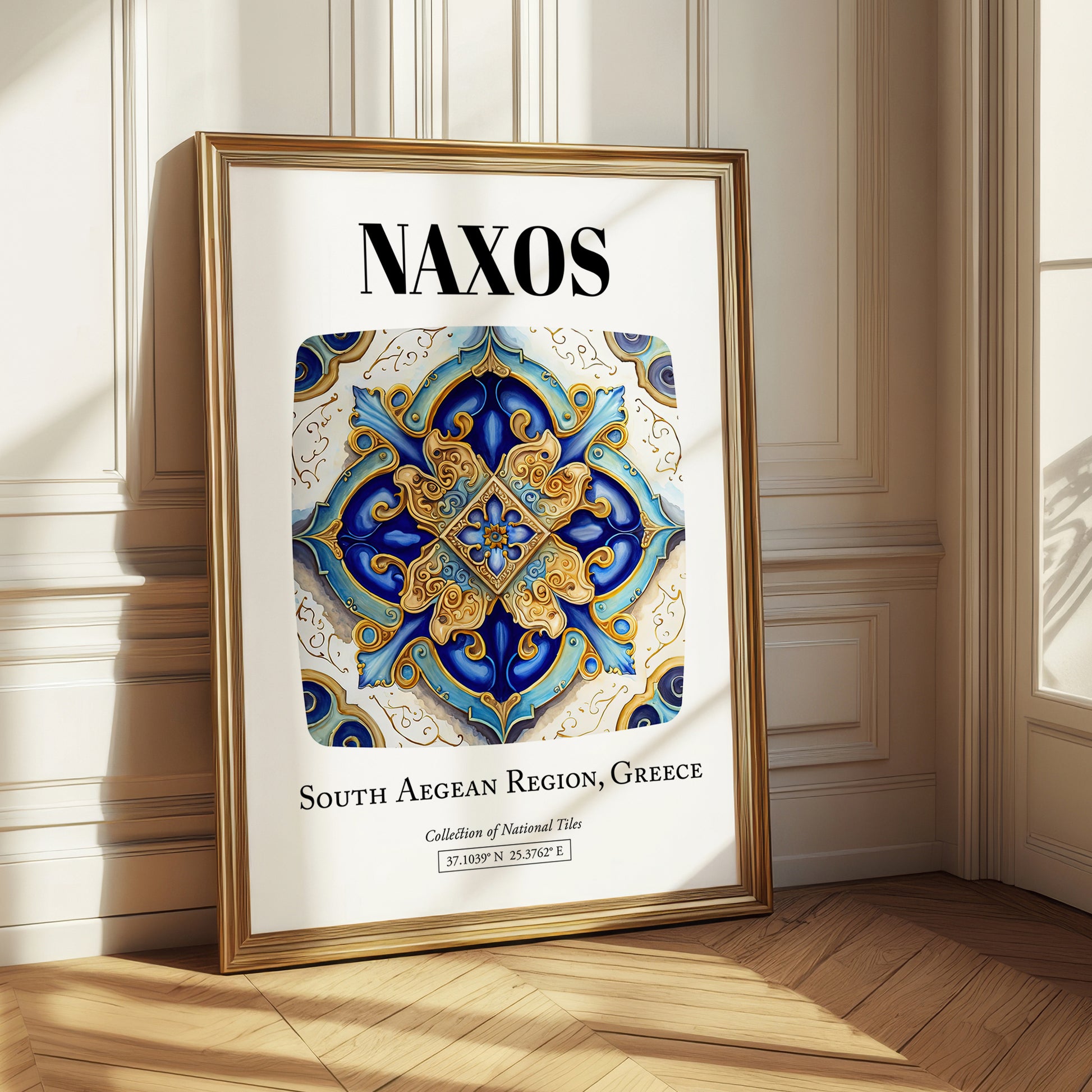 Naxos, Greece – Travel Wall Decor, styled in a charming Paris street view