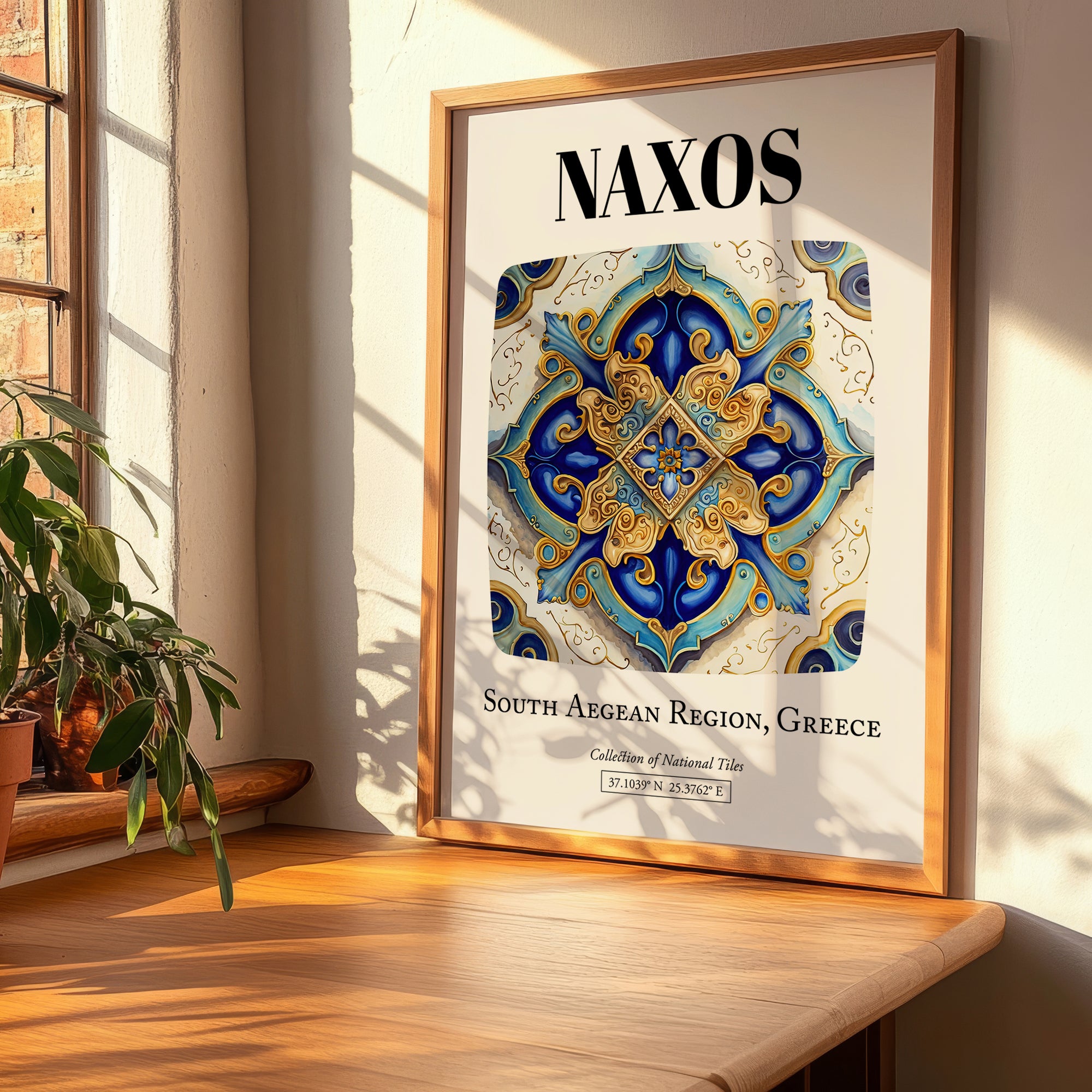 Naxos, Greece – Travel Wall Decor, clean layout with no caption