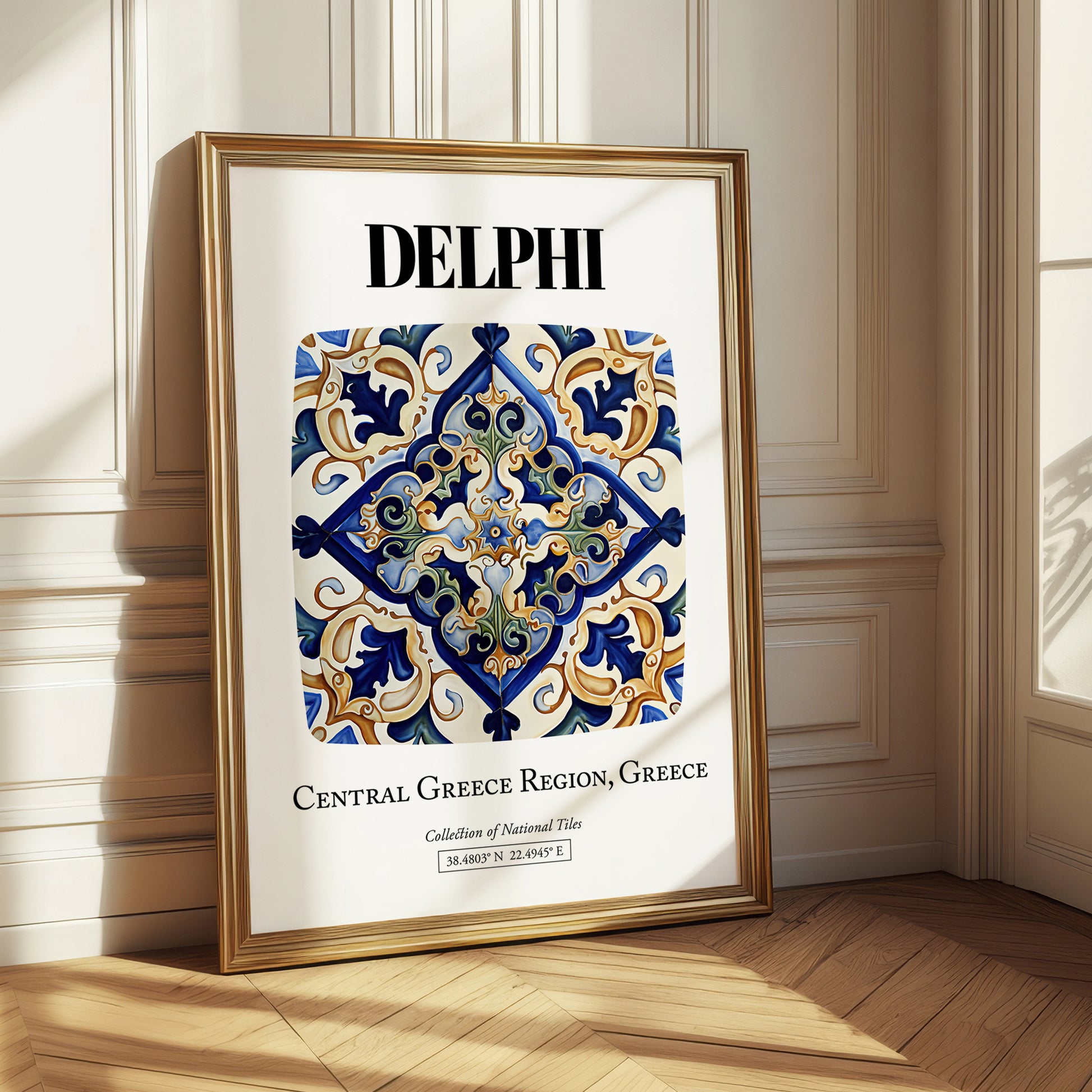 Delphi, Greece – Global Wall Art, styled in a charming Paris street view
