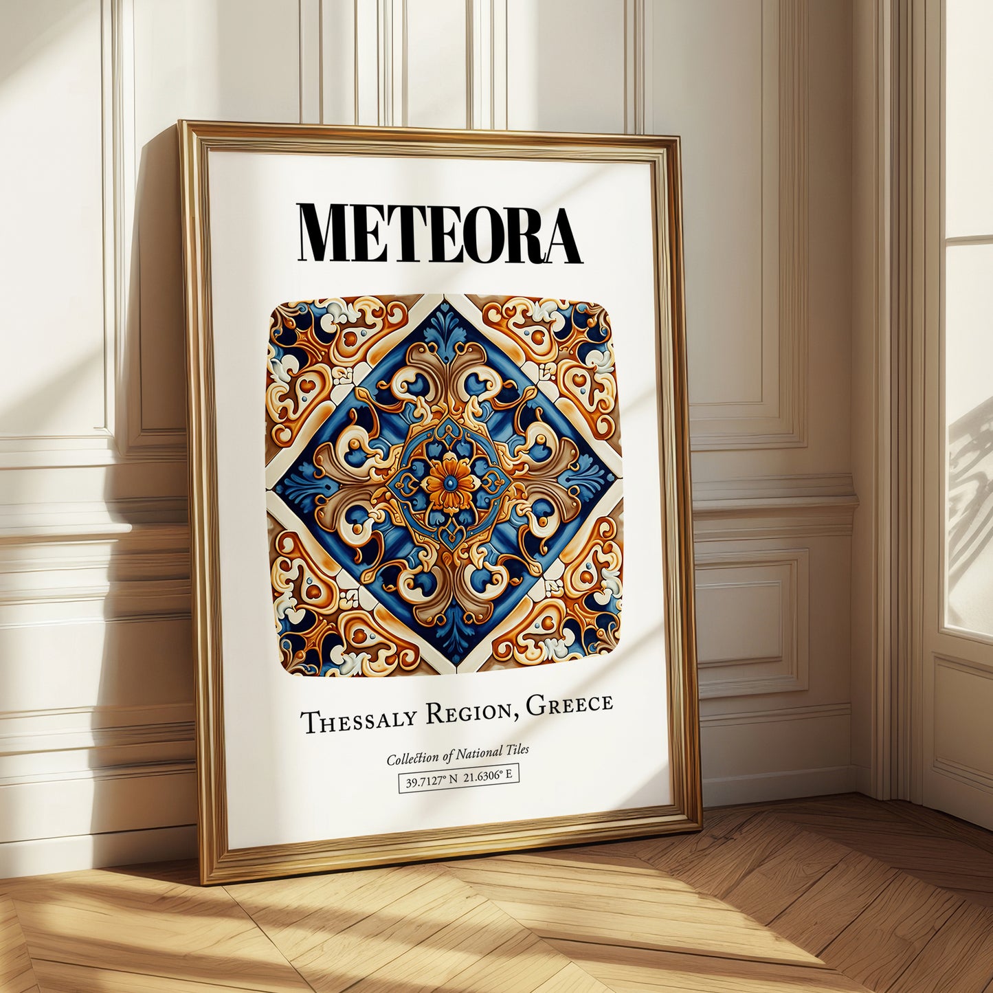 Meteora, Greece – Cityscape Wall Art, styled in a charming Paris street view
