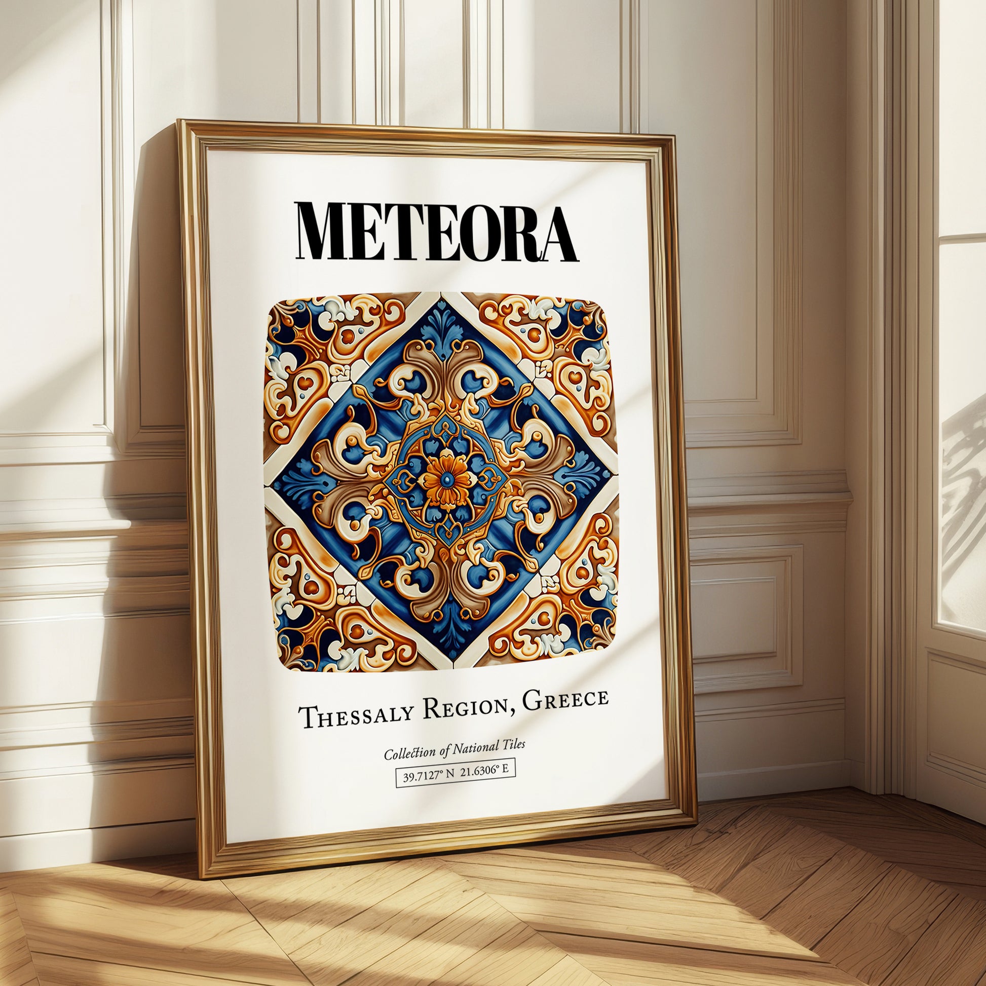 Meteora, Greece – Cityscape Wall Art, styled in a charming Paris street view