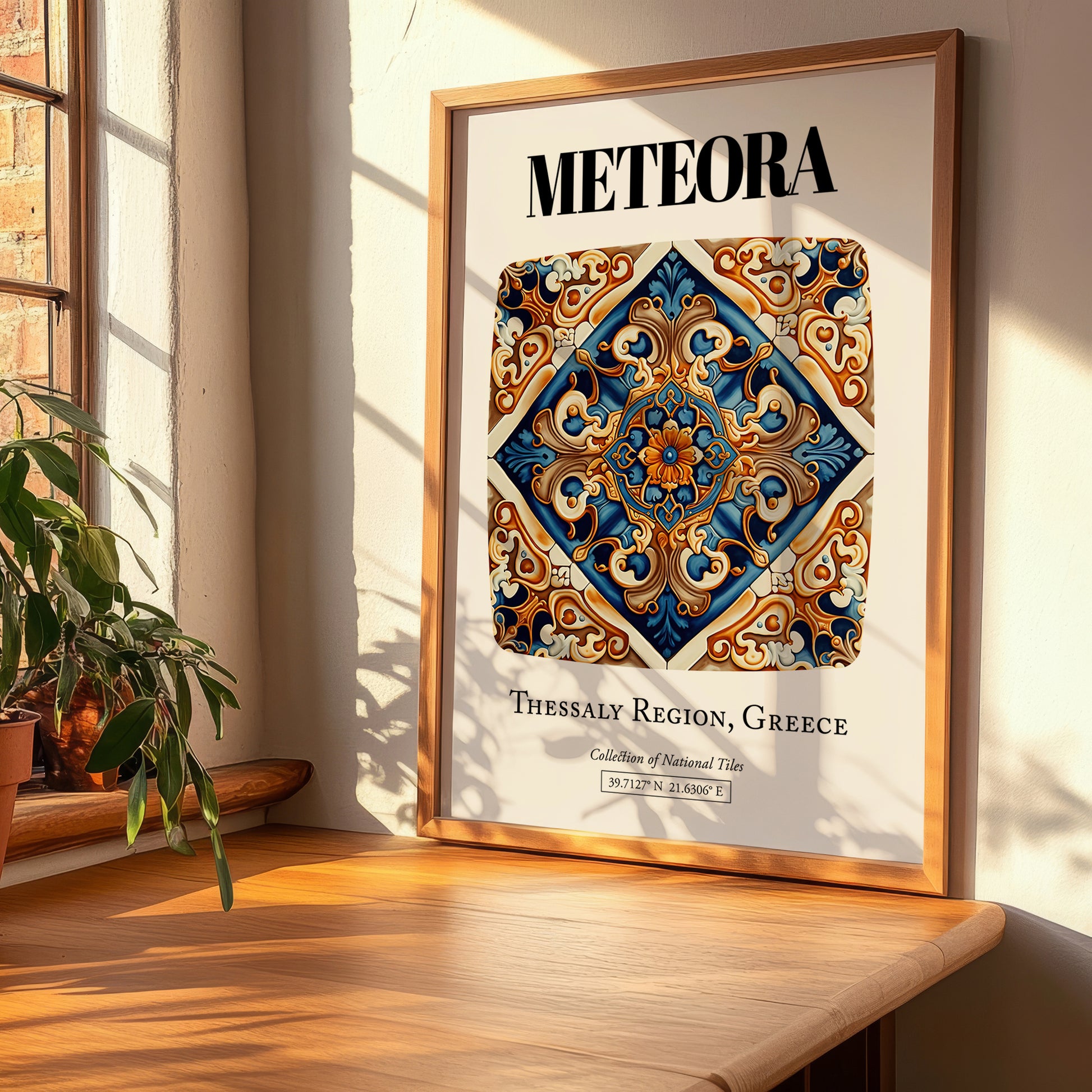 Meteora, Greece – Cityscape Wall Art, clean layout with no caption