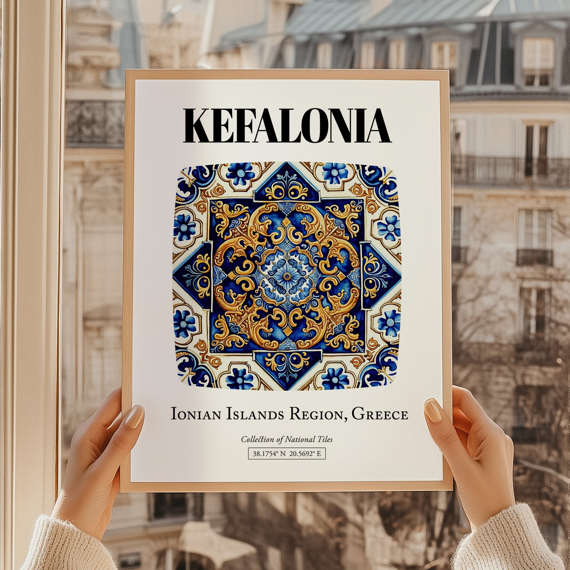 Kefalonia, Greece – Minimalist Travel Print