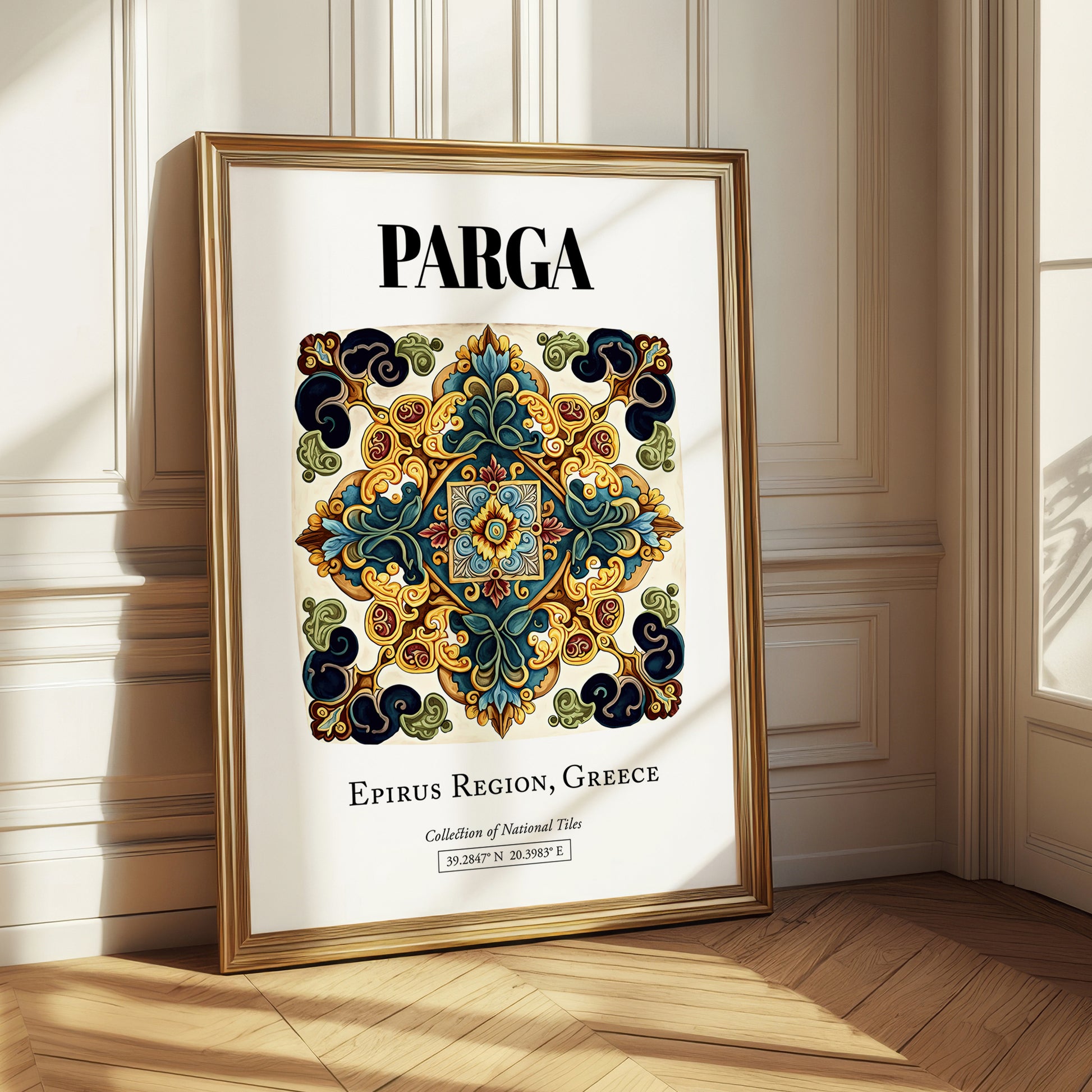 Parga, Greece – Travel Wall Decor, styled in a charming Paris street view