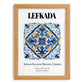 Lefkada, Greece – Travel Poster, set in oak frame