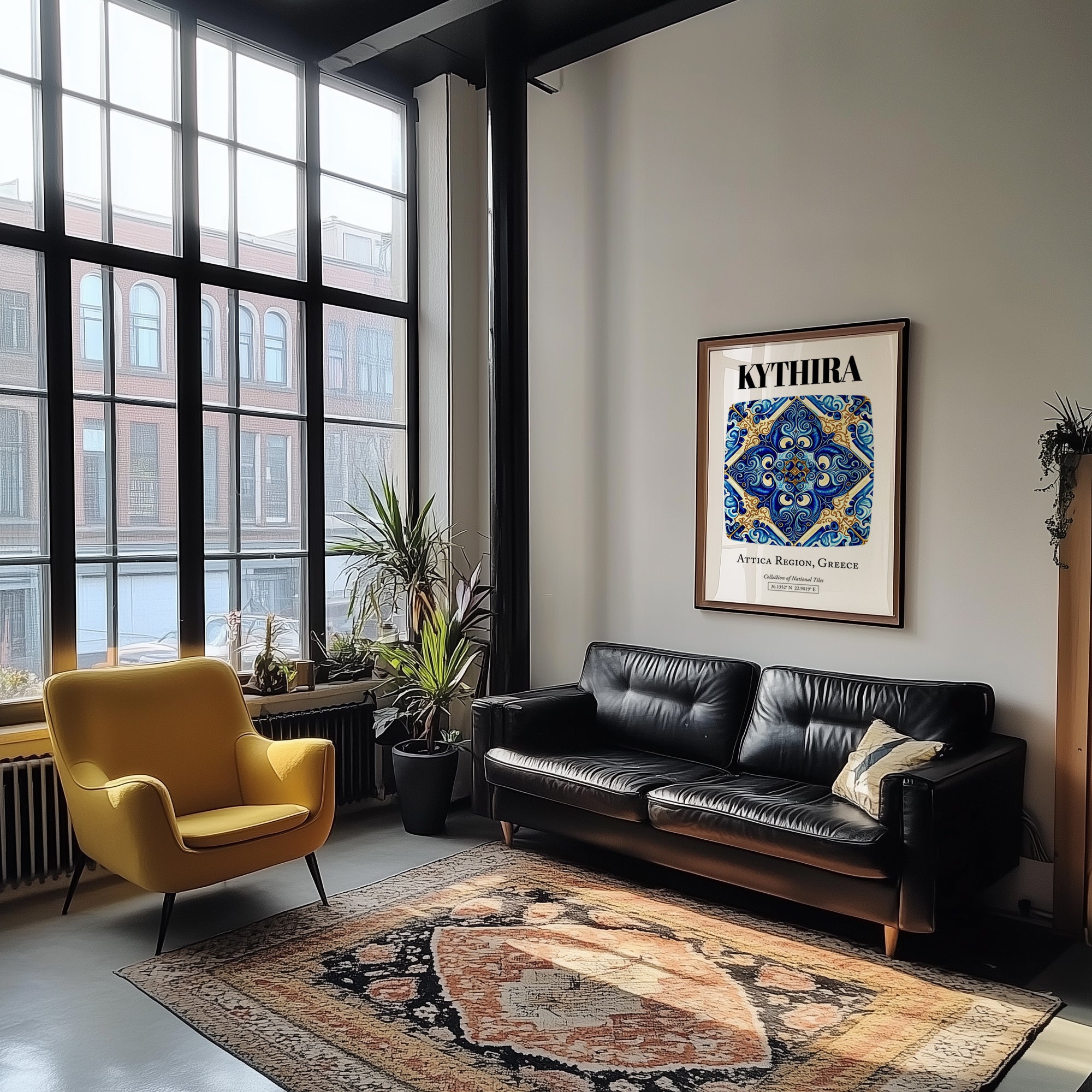 Kythira, Greece – Travel Wall Art, unframed on coastal sand