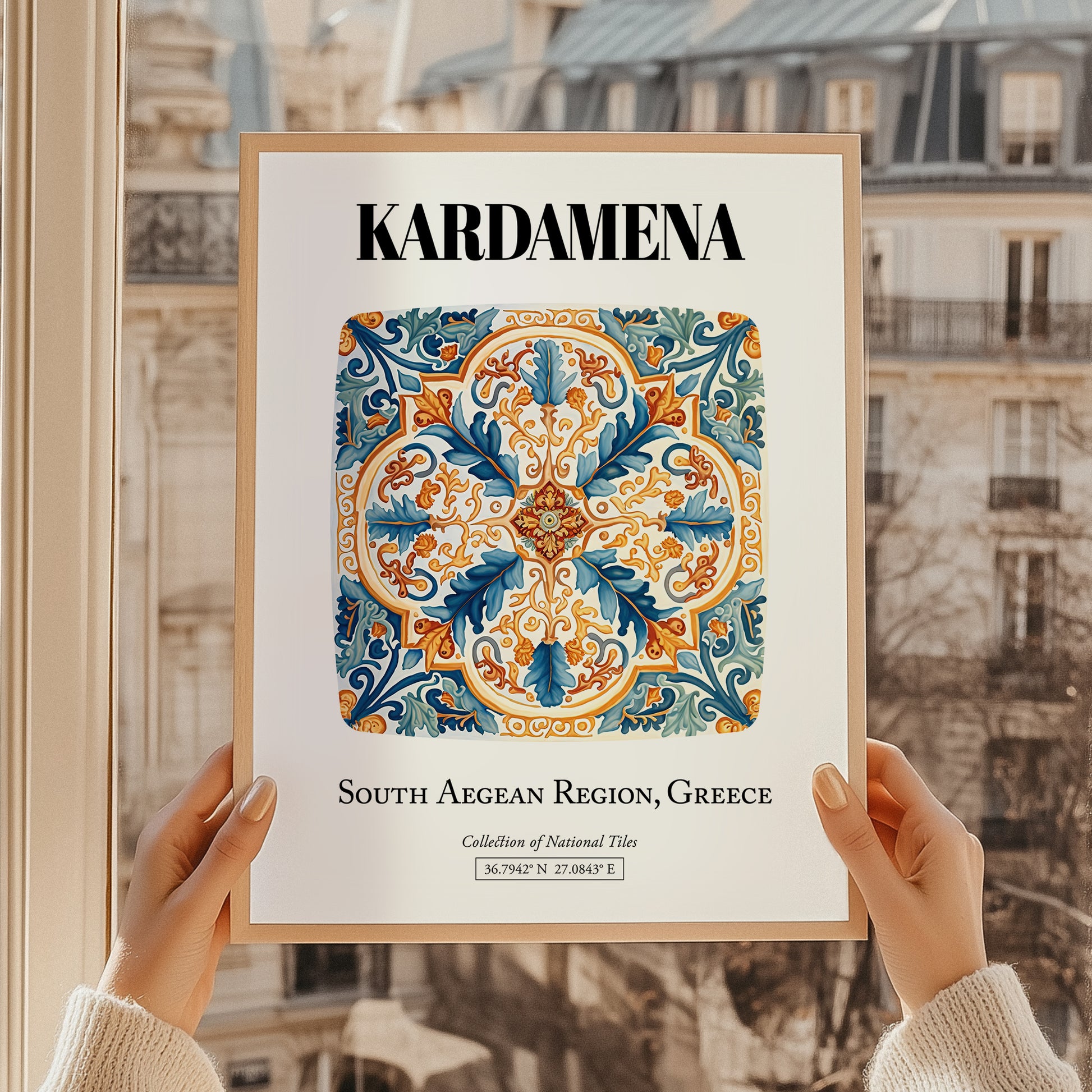 Kardamena, Greece – Global Cities Wall Print