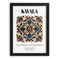 Kavala, Greece – Travel Print, in sleek black frame