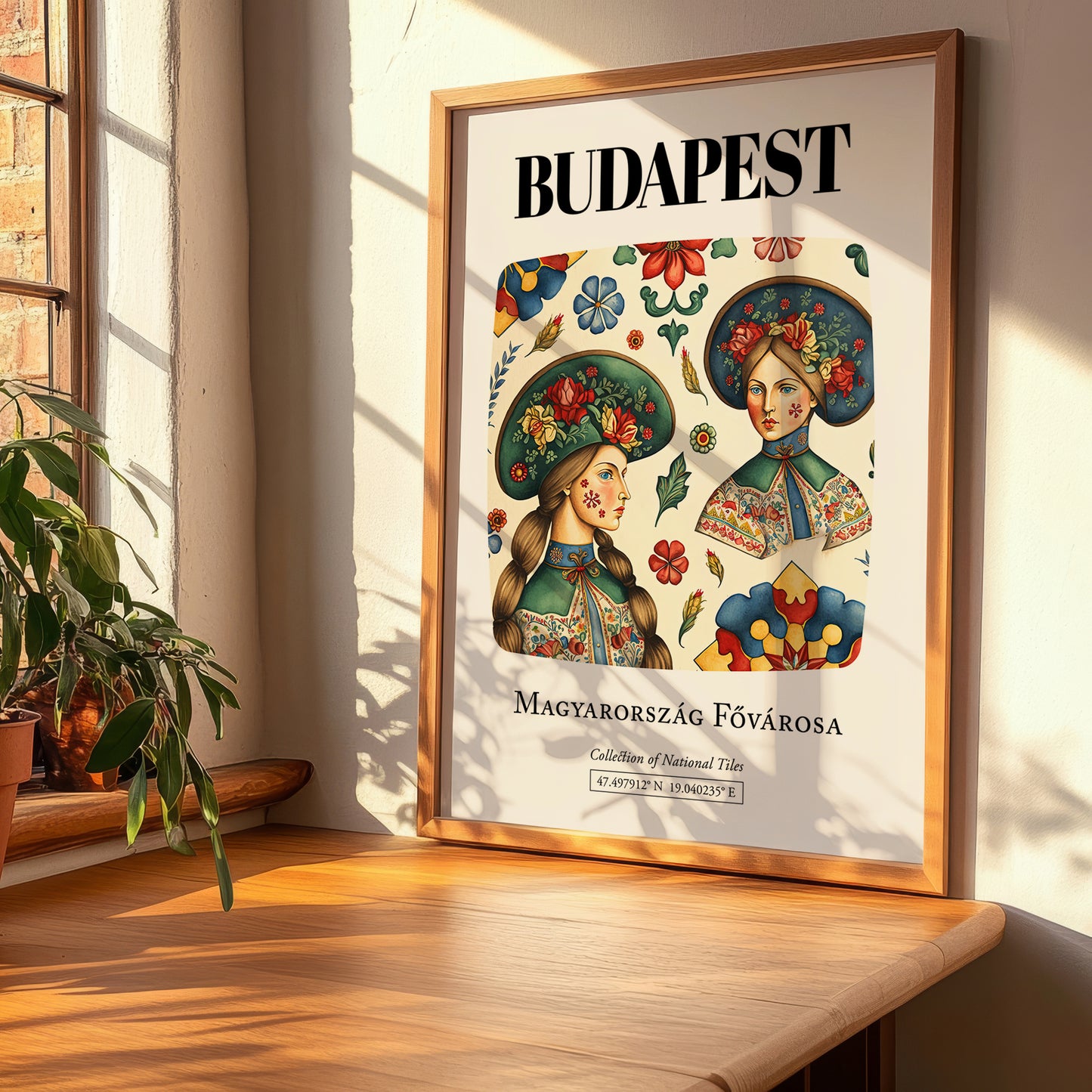 Budapest, Magyarország – Travel Wall Art, clean layout with no caption