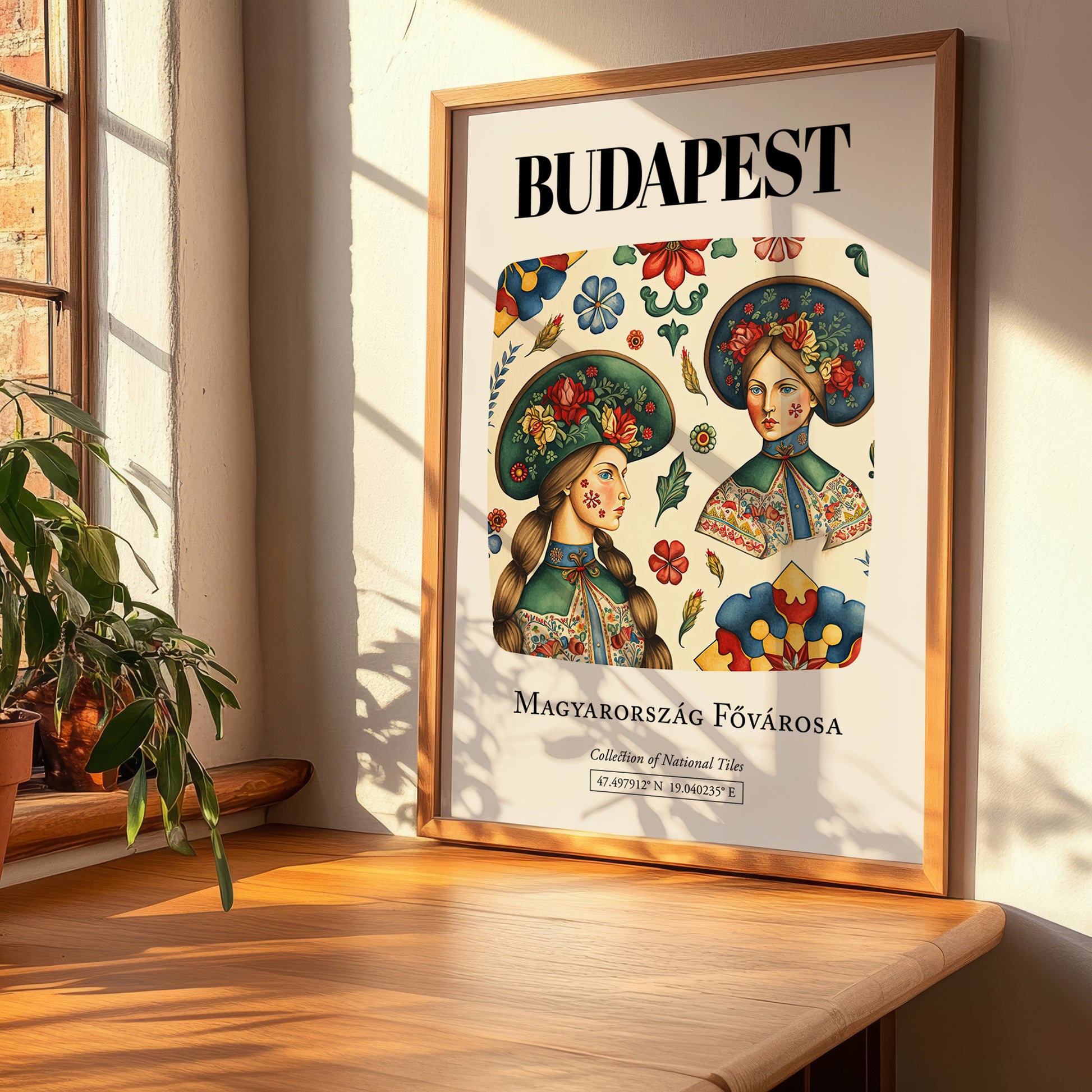 Budapest, Magyarország – Travel Wall Art, clean layout with no caption