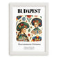 Budapest, Magyarország – Travel Wall Art, placed in minimal white frame