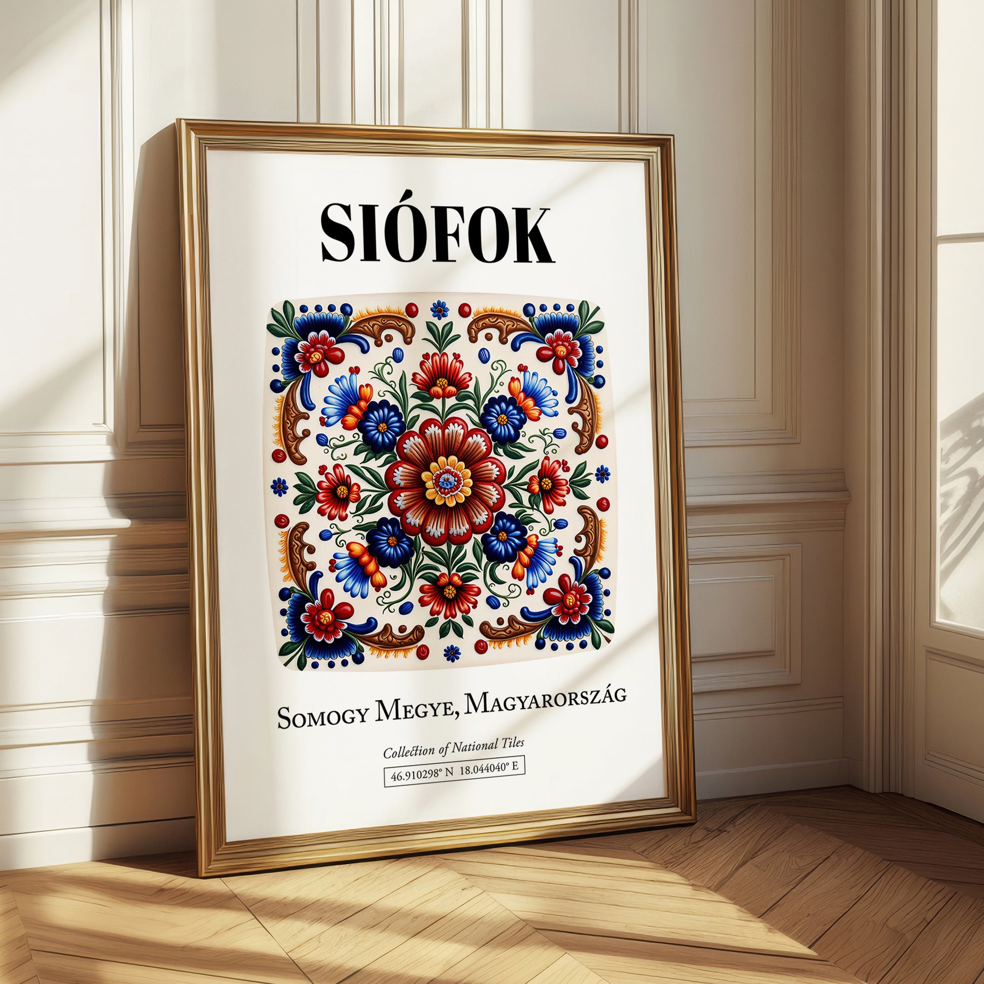 Siófok, Hungary – Travel Poster, styled in a charming Paris street view