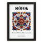 Siófok, Hungary – Travel Poster, in sleek black frame