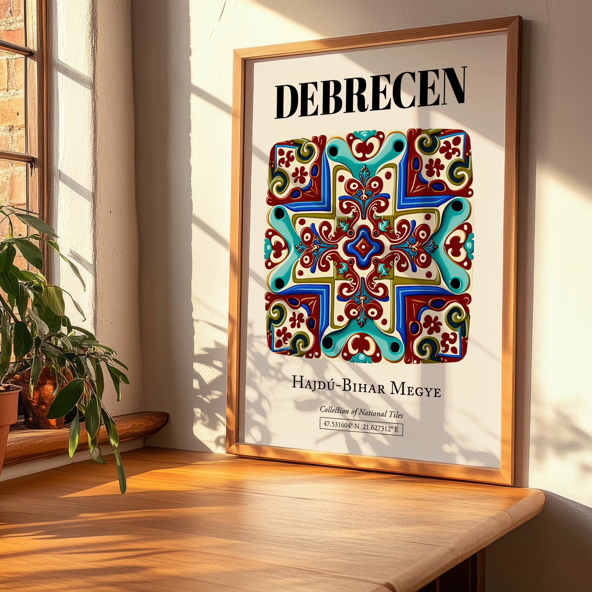 Debrecen, Hungary – Travel Poster, clean layout with no caption