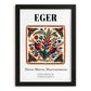 Eger, Hungary – Travel Print, in sleek black frame