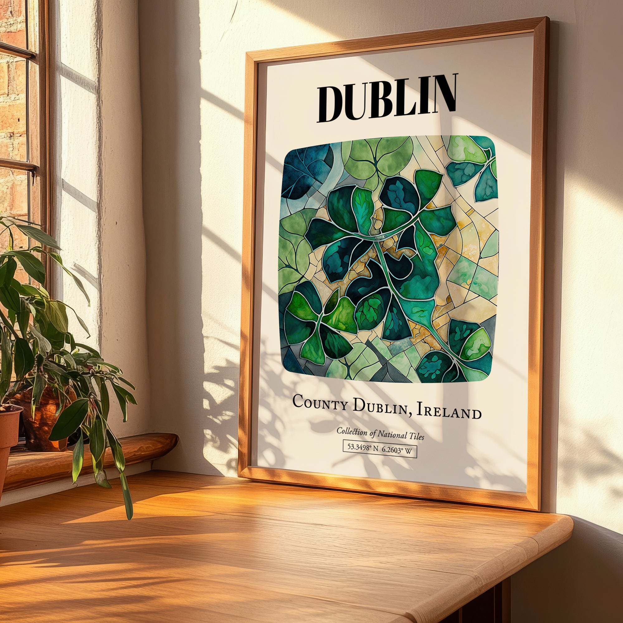 Dublin, Ireland – National Pride Wall Decor, clean layout with no caption
