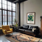 Dublin, Ireland – National Pride Wall Decor, unframed on coastal sand