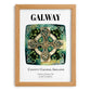 Galway, Ireland – Vintage Travel Poster, set in oak frame