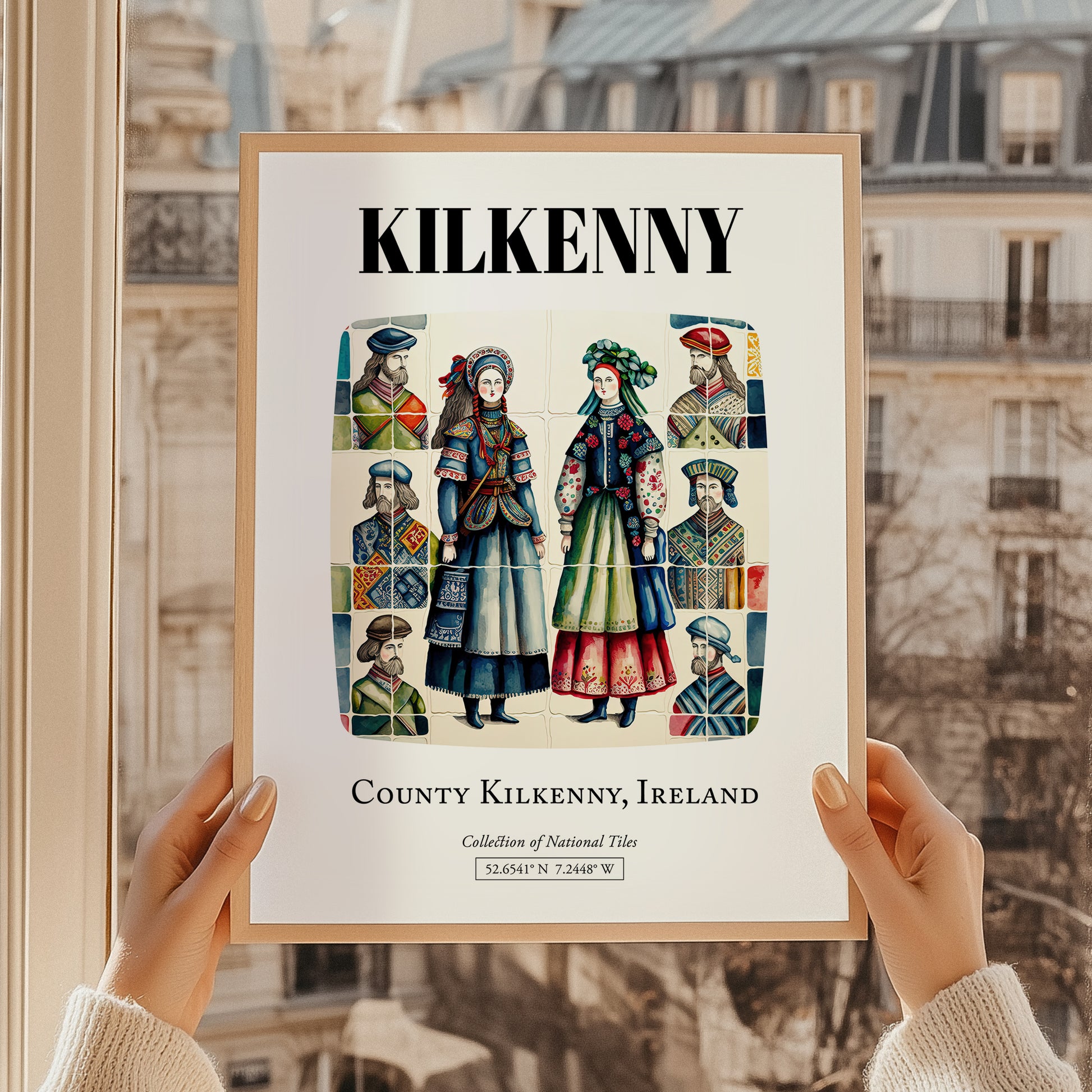 Kilkenny, Ireland – Tourist Destination Poster