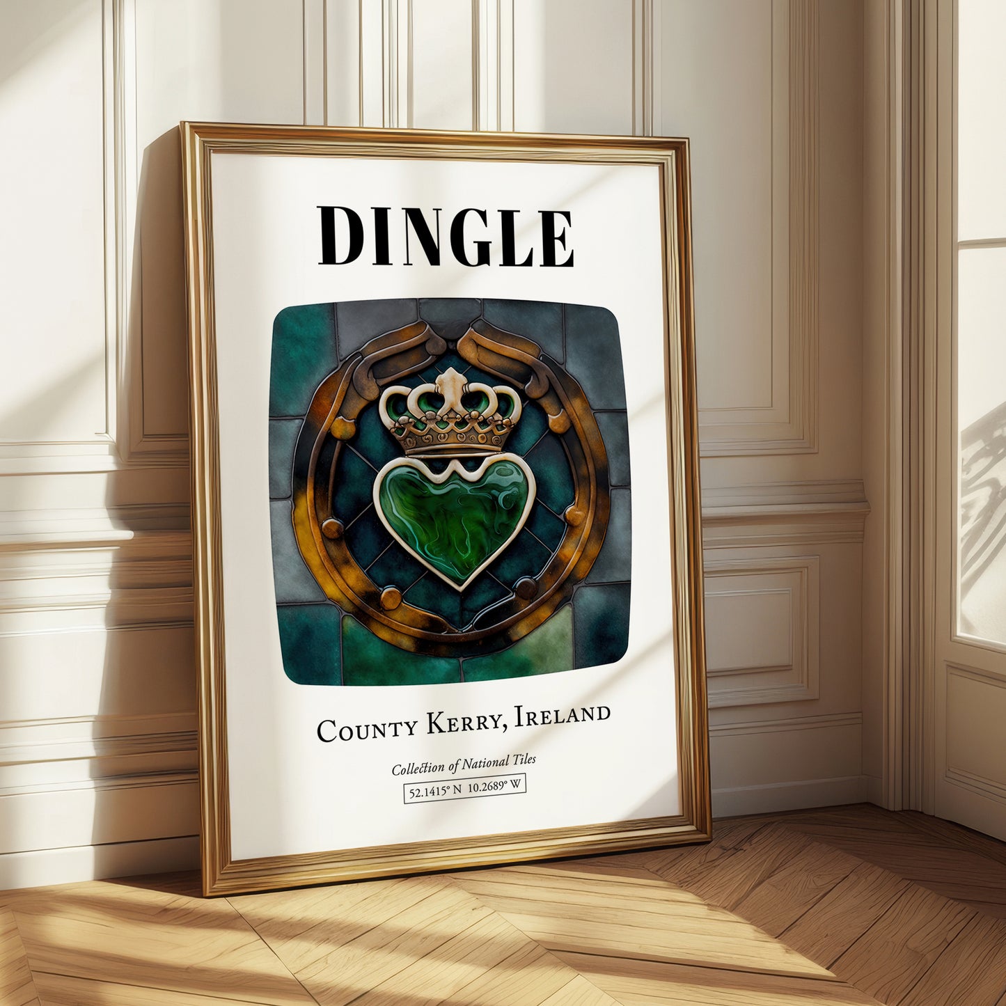Dingle, Ireland – Historic Cities Art Print, styled in a charming Paris street view