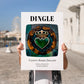 Dingle, Ireland – Historic Cities Art Print, no-text version framed in wood