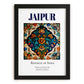 Jaipur, India – Country Culture Poster, in sleek black frame