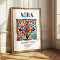 Agra, India – Travel Print, styled in a charming Paris street view