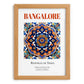 Bangalore, India – Travel Wall Decor, set in oak frame