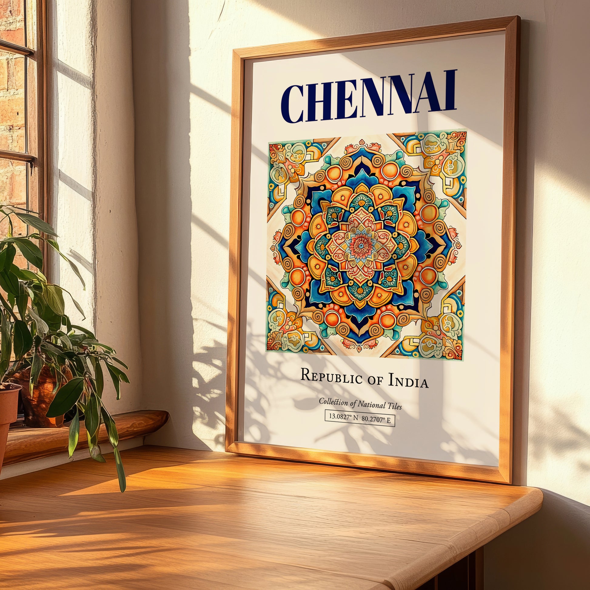 Chennai, India – Travel Wall Decor, clean layout with no caption