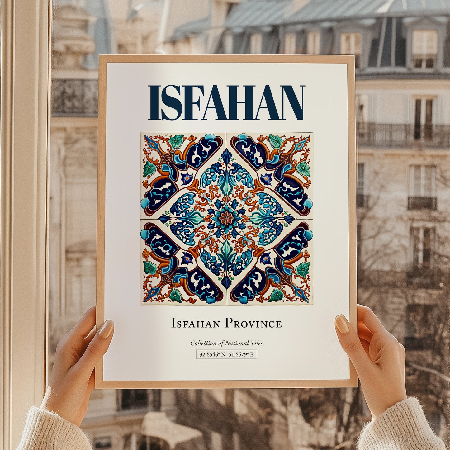 Isfahan, Iran – Vintage Travel Poster
