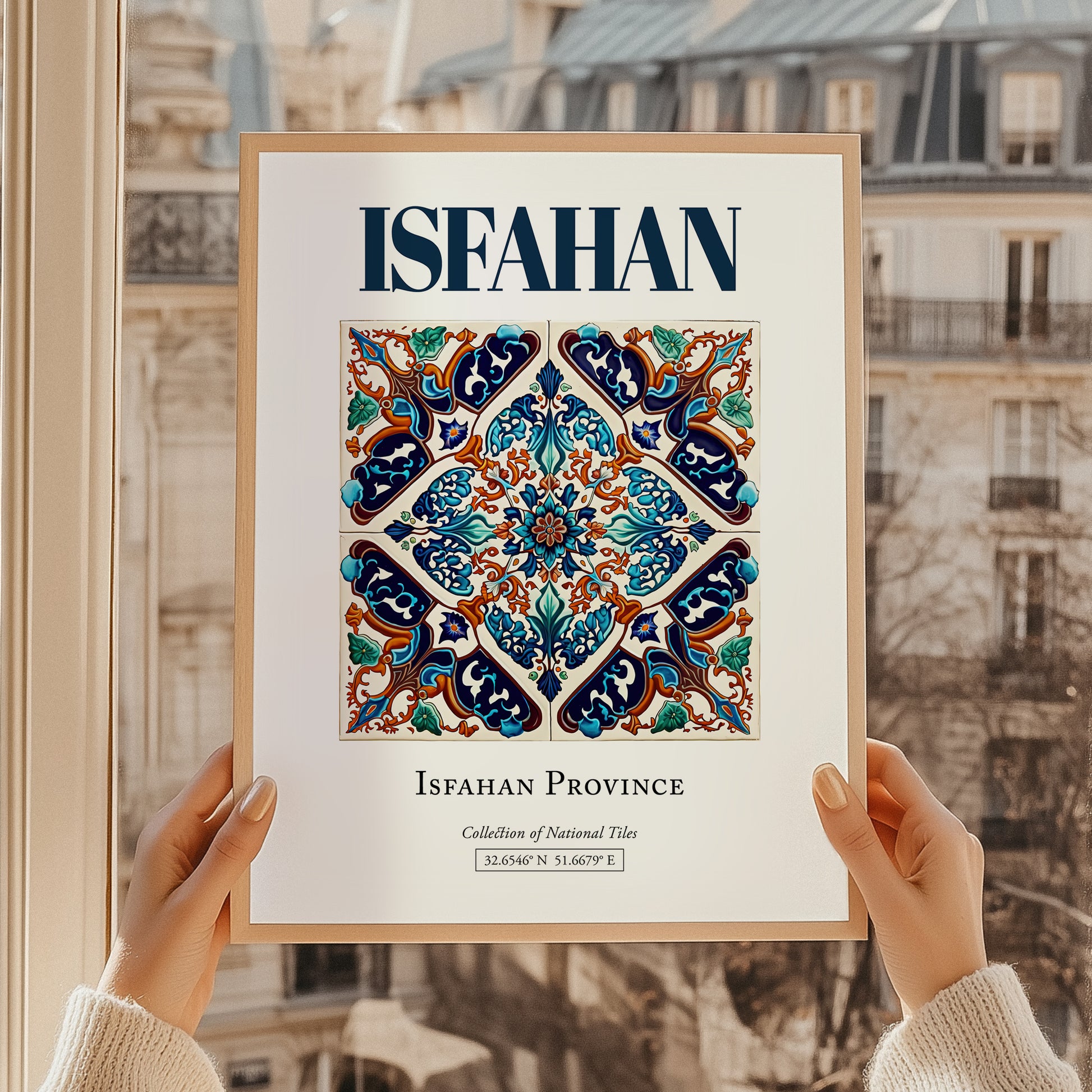 Isfahan, Iran – Vintage Travel Poster