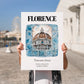 Florence, Italy – Travel Wall Decor, no-text version framed in wood