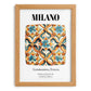 Milano, Italy – Travel Wall Decor, set in oak frame