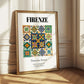Firenze, Italy – Vintage Travel Poster, styled in a charming Paris street view