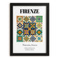Firenze, Italy – Vintage Travel Poster, in sleek black frame