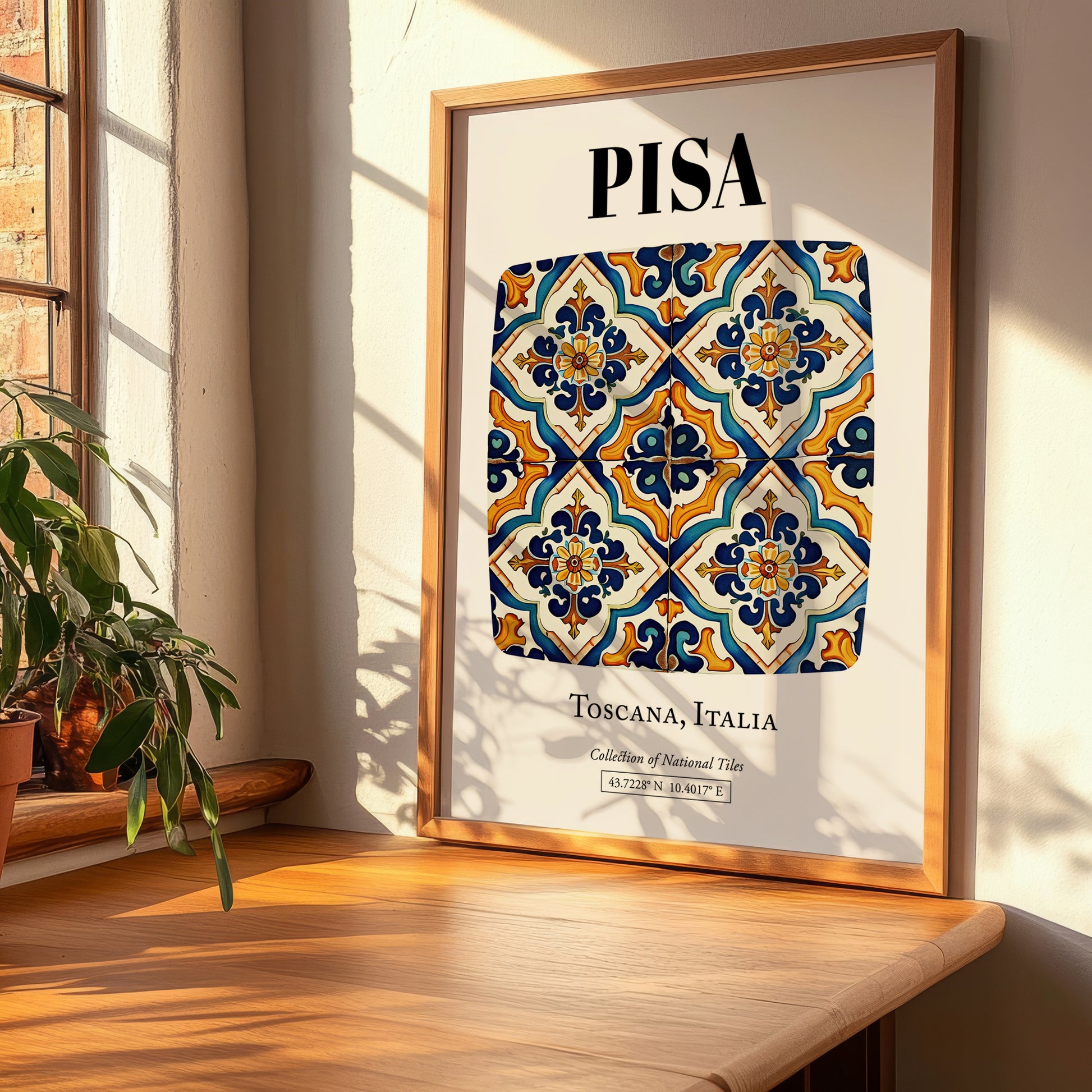 Pisa, Italy – Travel Print, clean layout with no caption