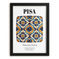 Pisa, Italy – Travel Print, in sleek black frame