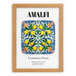Amalfi, Italy – Travel Poster, set in oak frame