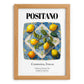 Positano, Italy – Travel Poster, set in oak frame