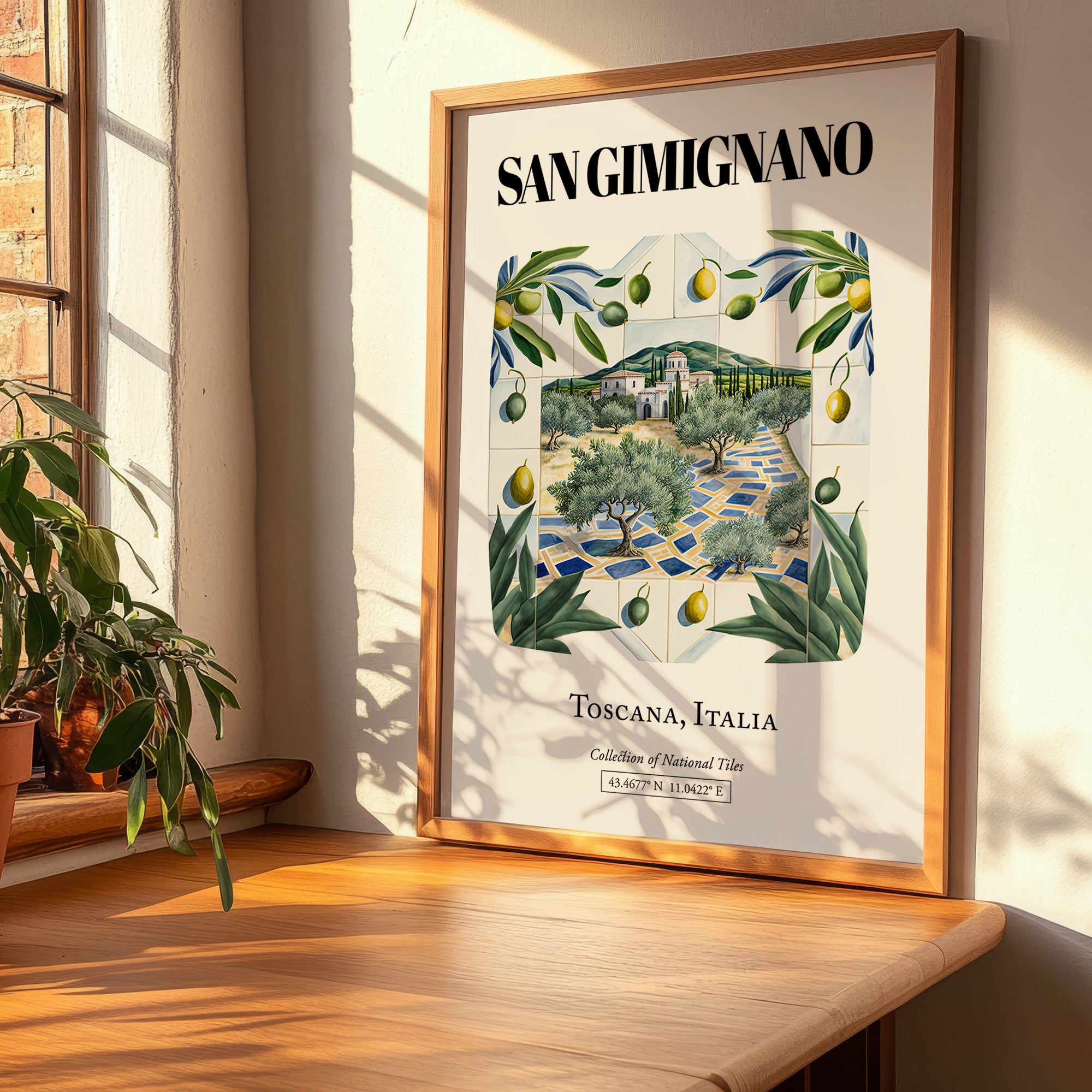 San Gimignano, Italy – Travel Wall Decor, clean layout with no caption