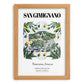 San Gimignano, Italy – Travel Wall Decor, set in oak frame