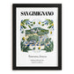 San Gimignano, Italy – Travel Wall Decor, in sleek black frame